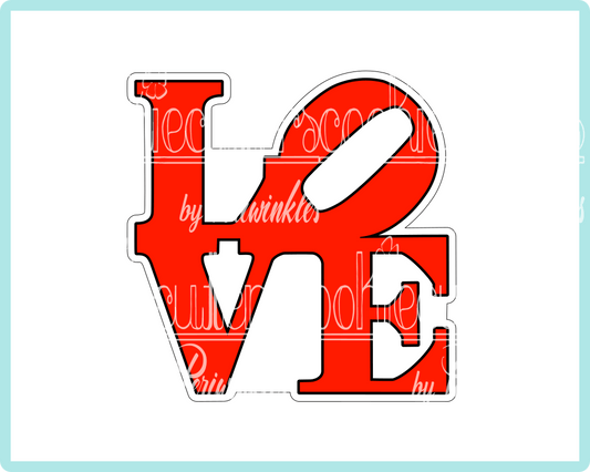NYC Love Cookie Cutter - Periwinkles Cutters