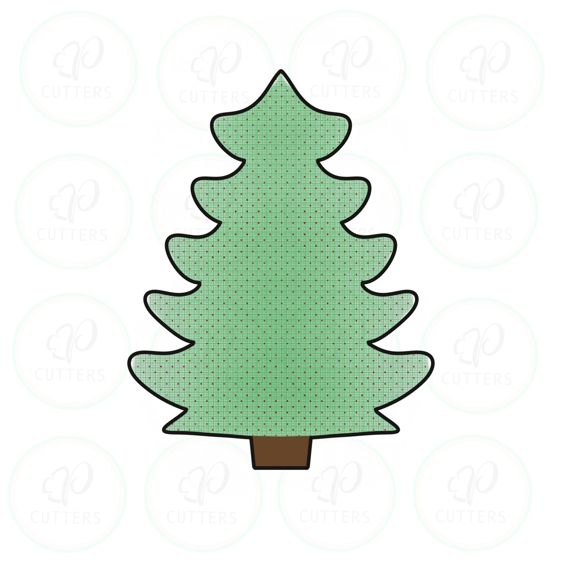 Olivewood Inspired Tree Cookie Cutter - Periwinkles Cutters