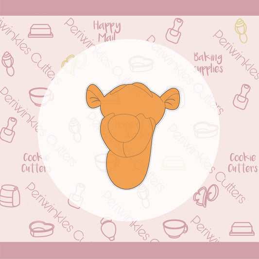 Orange Tiger Cookie Cutter - Periwinkles Cutters