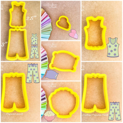 Pajamas Cookie Cutter - Periwinkles Cutters