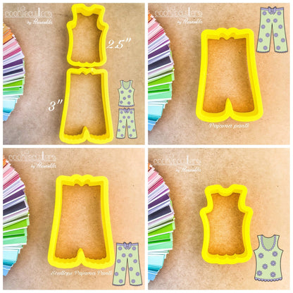 Pajamas Cookie Cutter - Periwinkles Cutters