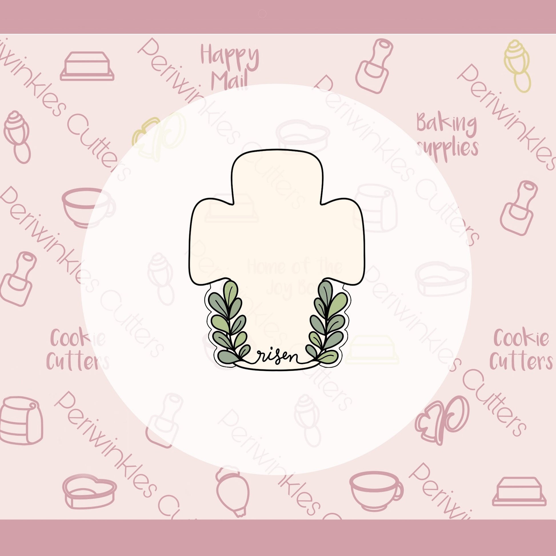 Palm Sunday Cross Cookie Cutter - Periwinkles Cutters
