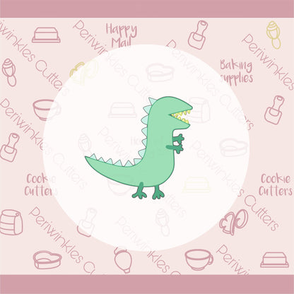 Pig Dinosaur Cookie Cutter - Periwinkles Cutters