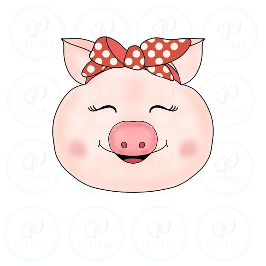 Pig Girl Cookie Cutter - Periwinkles Cutters