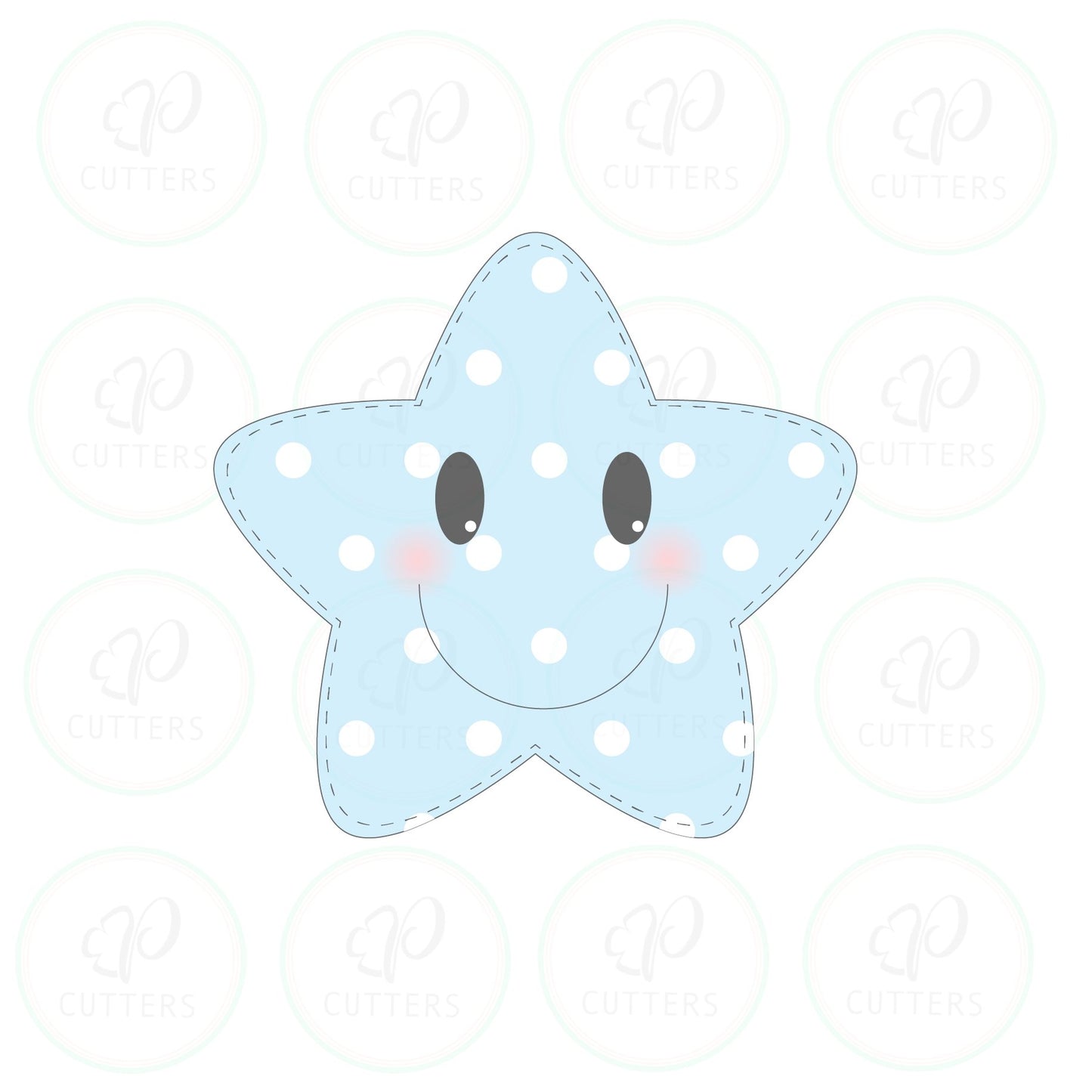 Pillow Star Cookie Cutter - Periwinkles Cutters