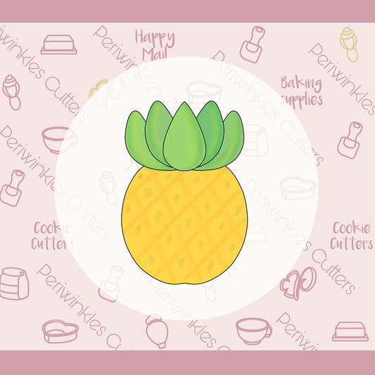 Pineapple Crown Cookie Cutter - Periwinkles Cutters
