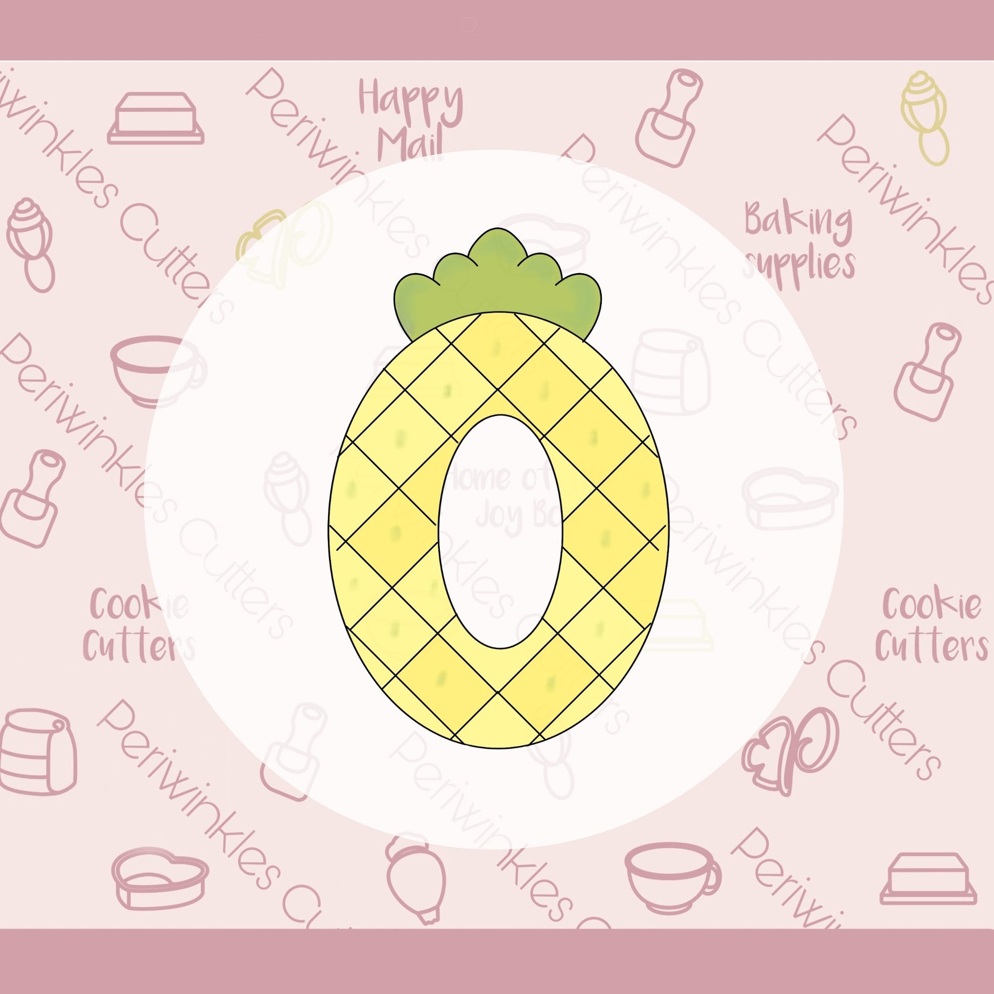 Pineapple Pool Float Cookie Cutter - Periwinkles Cutters