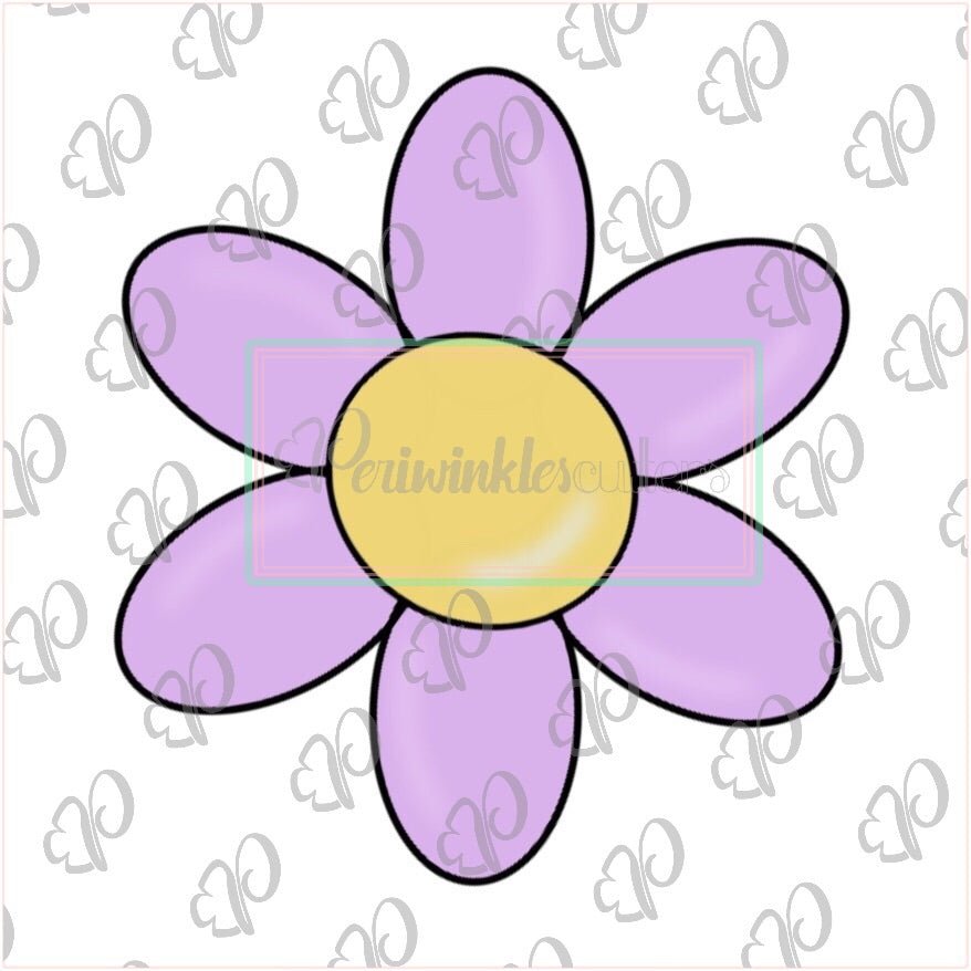 Pink Flower Cookie Cutter - Periwinkles Cutters