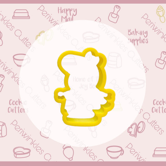 Pink Pig Girl Cookie Cutter - Periwinkles Cutters