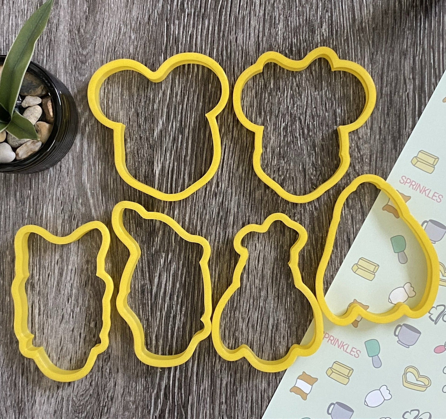 Play House Set of 6 Cookie Cutter - Periwinkles Cutters