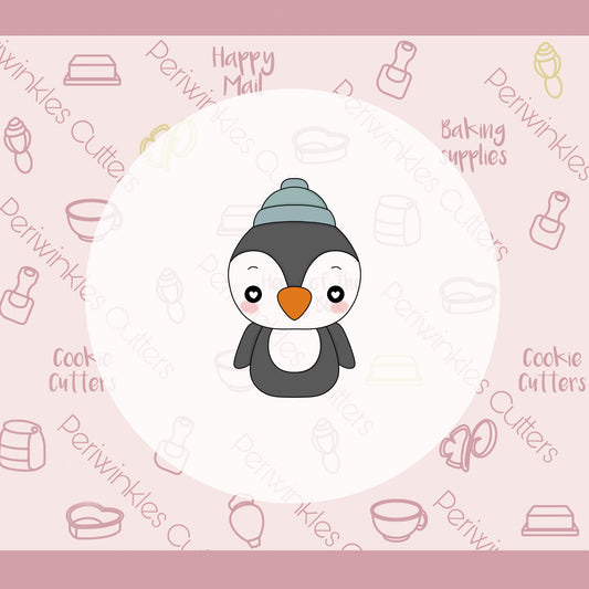 Plush Penguin Cookie Cutter - Periwinkles Cutters