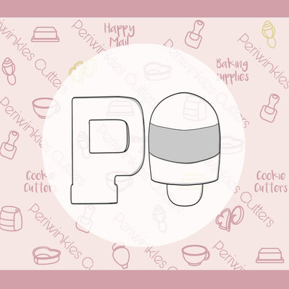 POP 2 Pieces Set Cookie Cutter - Periwinkles Cutters
