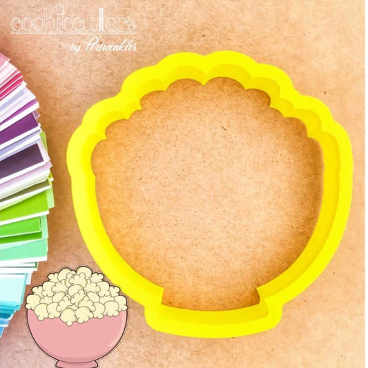 Popcorn Bowl Cookie Cutter - Periwinkles Cutters