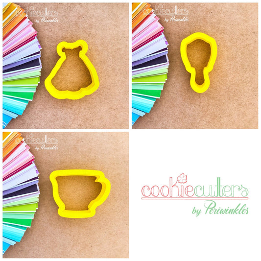 Princess Dress Cookie Cutter - Periwinkles Cutters