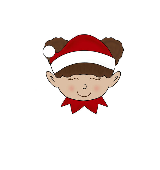 Puffy Tails Elf Face Cookie Cutter - Periwinkles Cutters