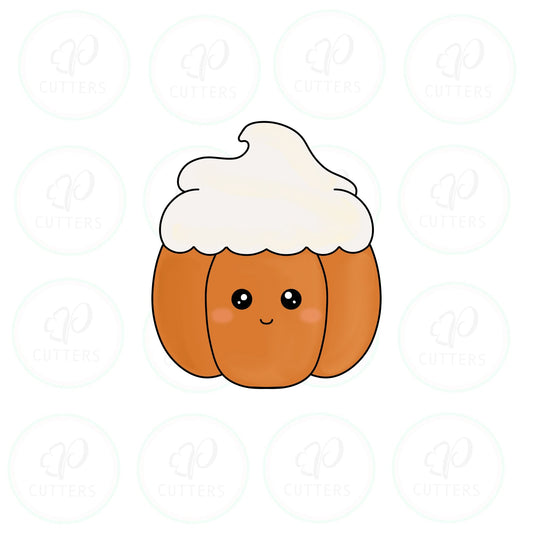 Pumpkin Cupcake Cookie Cutter - Periwinkles Cutters