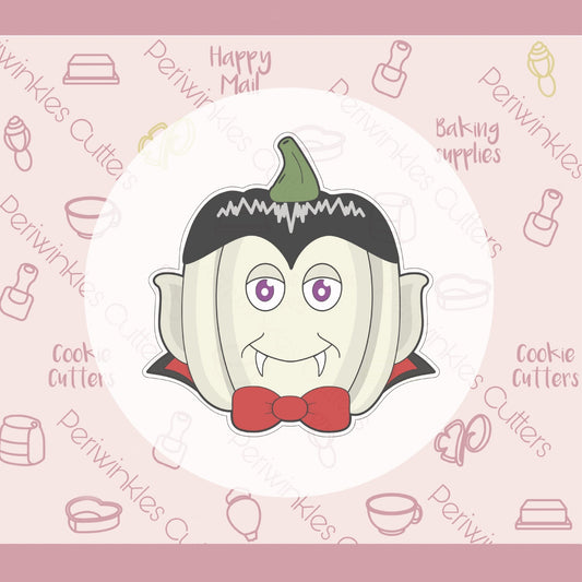 Pumpkin Dracula Cookie Cutter - Periwinkles Cutters