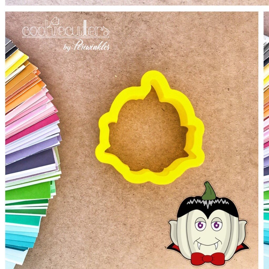 Pumpkin Dracula Cookie Cutter - Periwinkles Cutters
