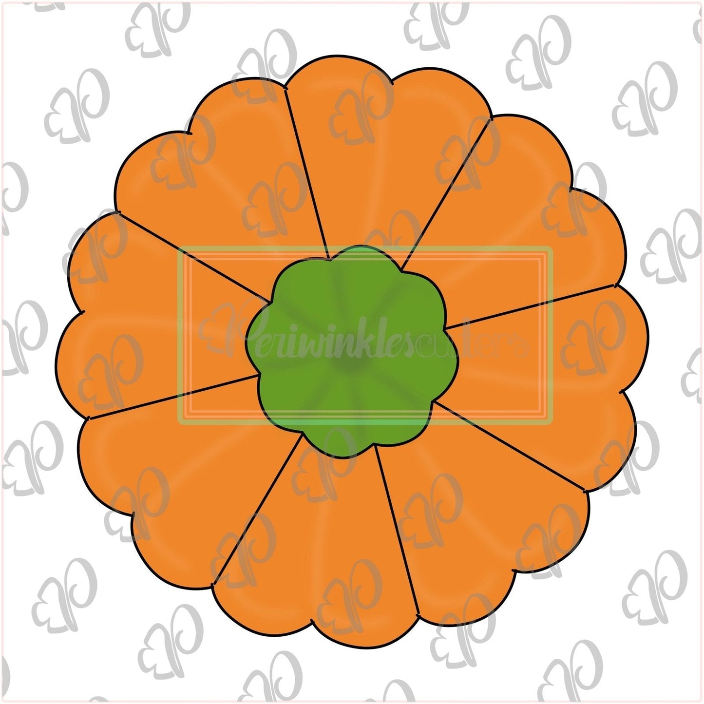 Pumpkin Pie Platter Cookie Cutter - Periwinkles Cutters