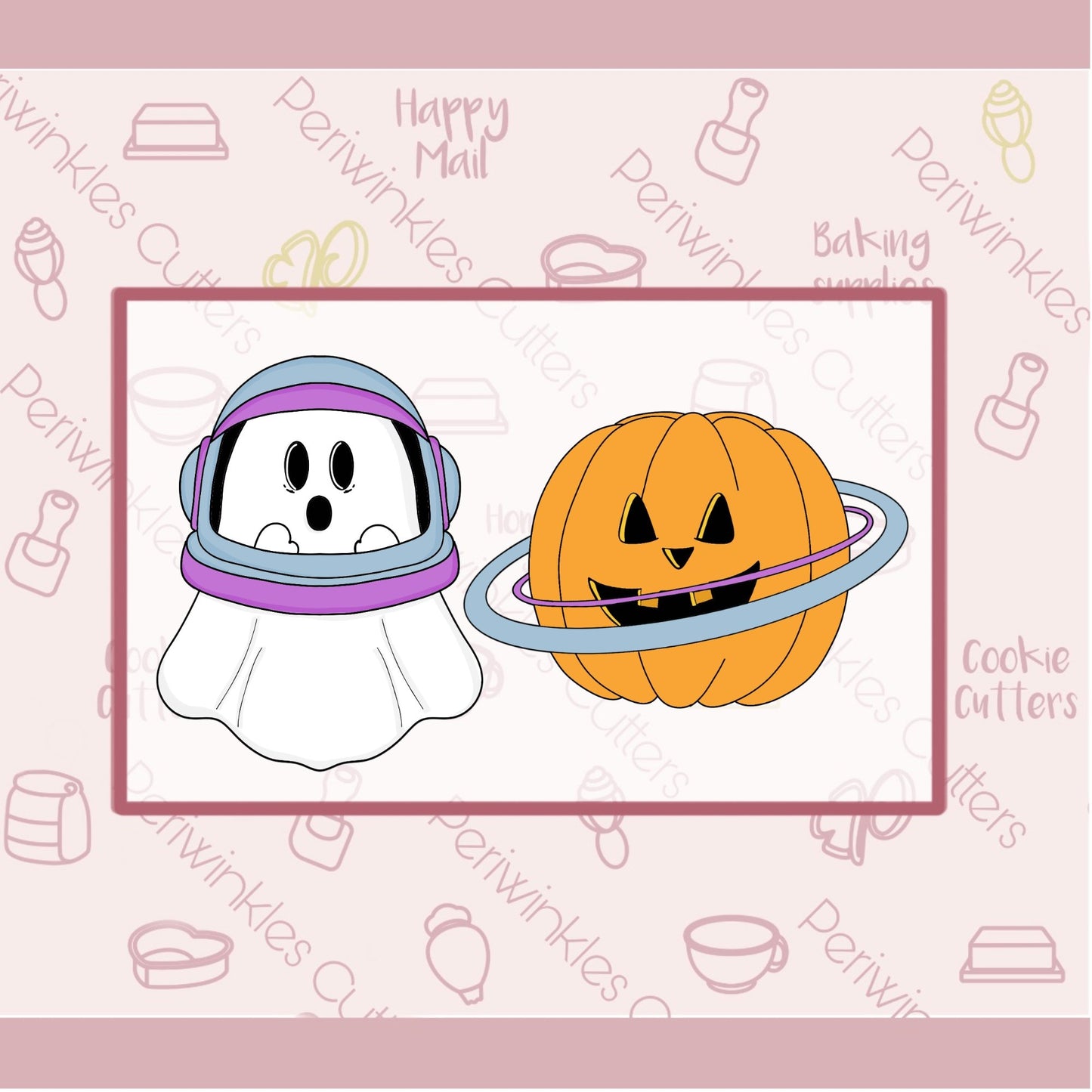 Pumpkin Planet Cookie Cutter - Periwinkles Cutters