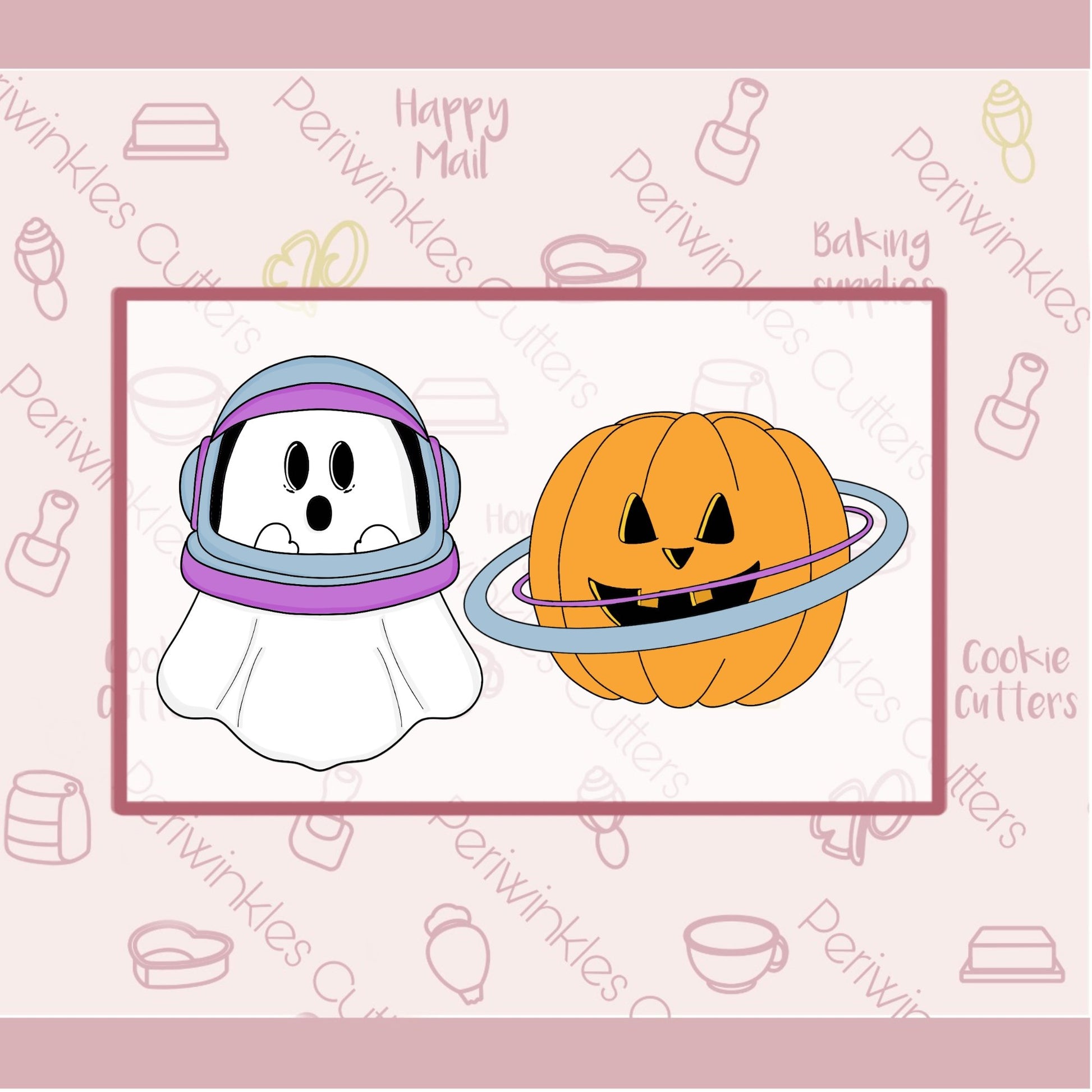 Pumpkin Planet Cookie Cutter - Periwinkles Cutters