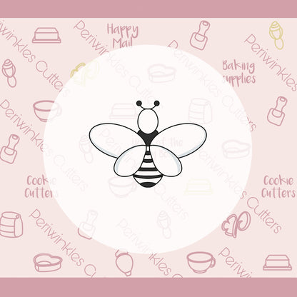Queen Bee Cookie Cutter - Periwinkles Cutters