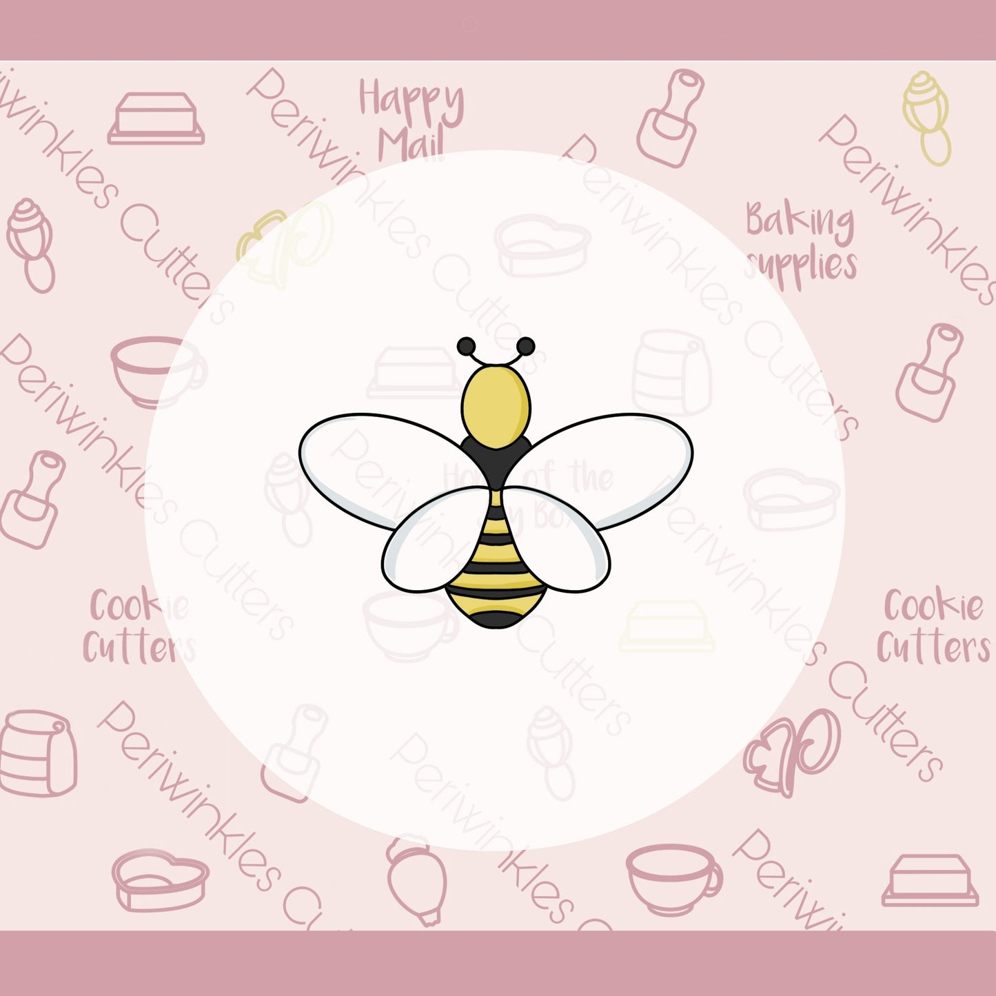Queen Bee Cookie Cutter - Periwinkles Cutters