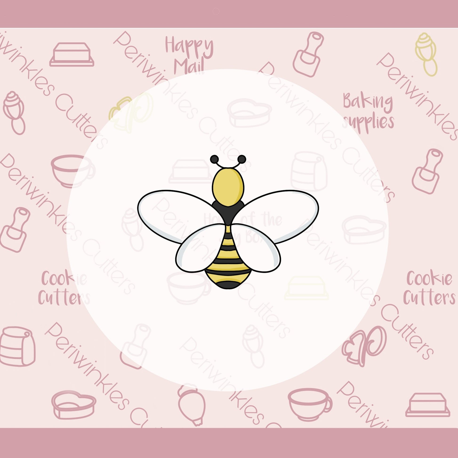 Queen Bee Cookie Cutter - Periwinkles Cutters