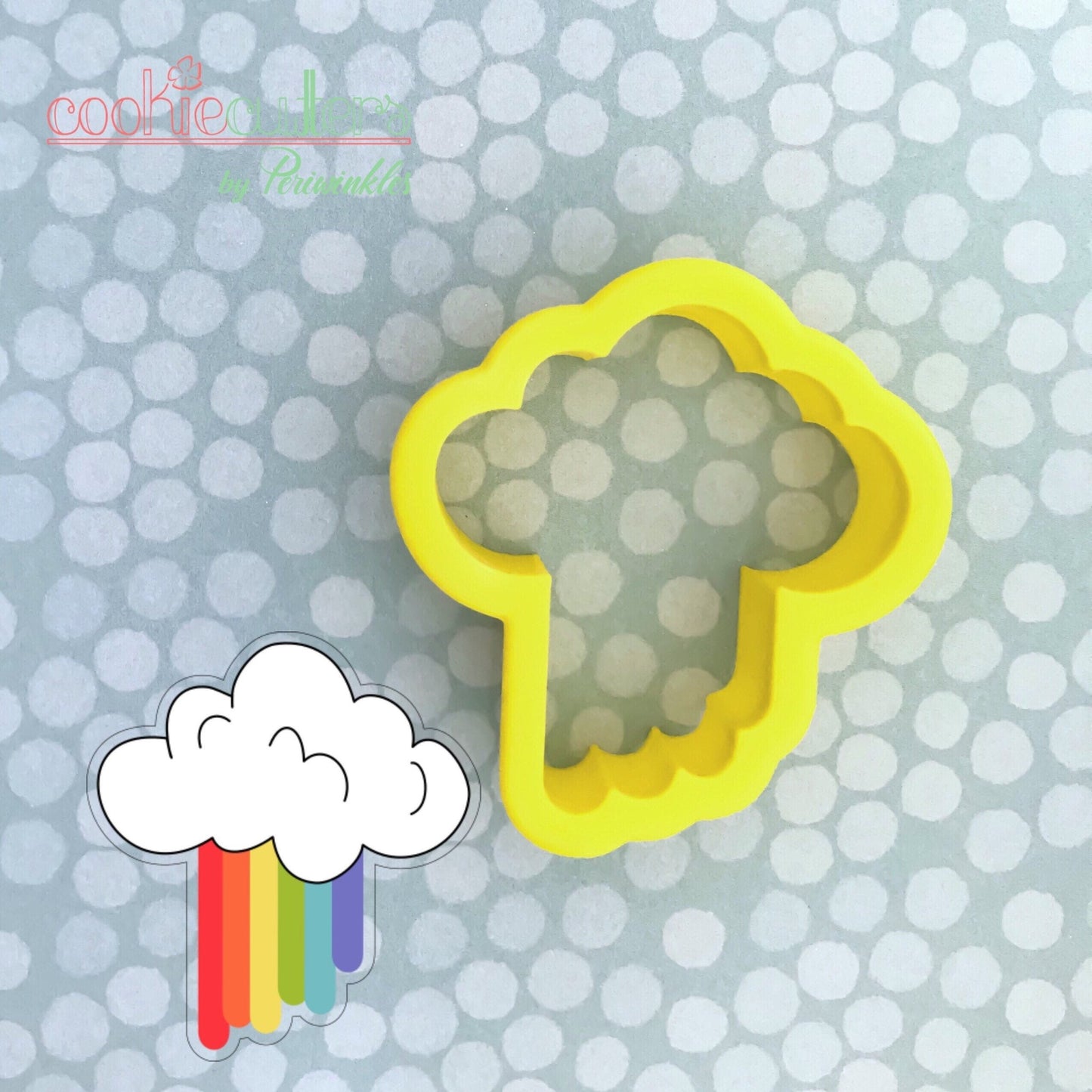 Rainbow Headphones Cookie Cutter - Periwinkles Cutters