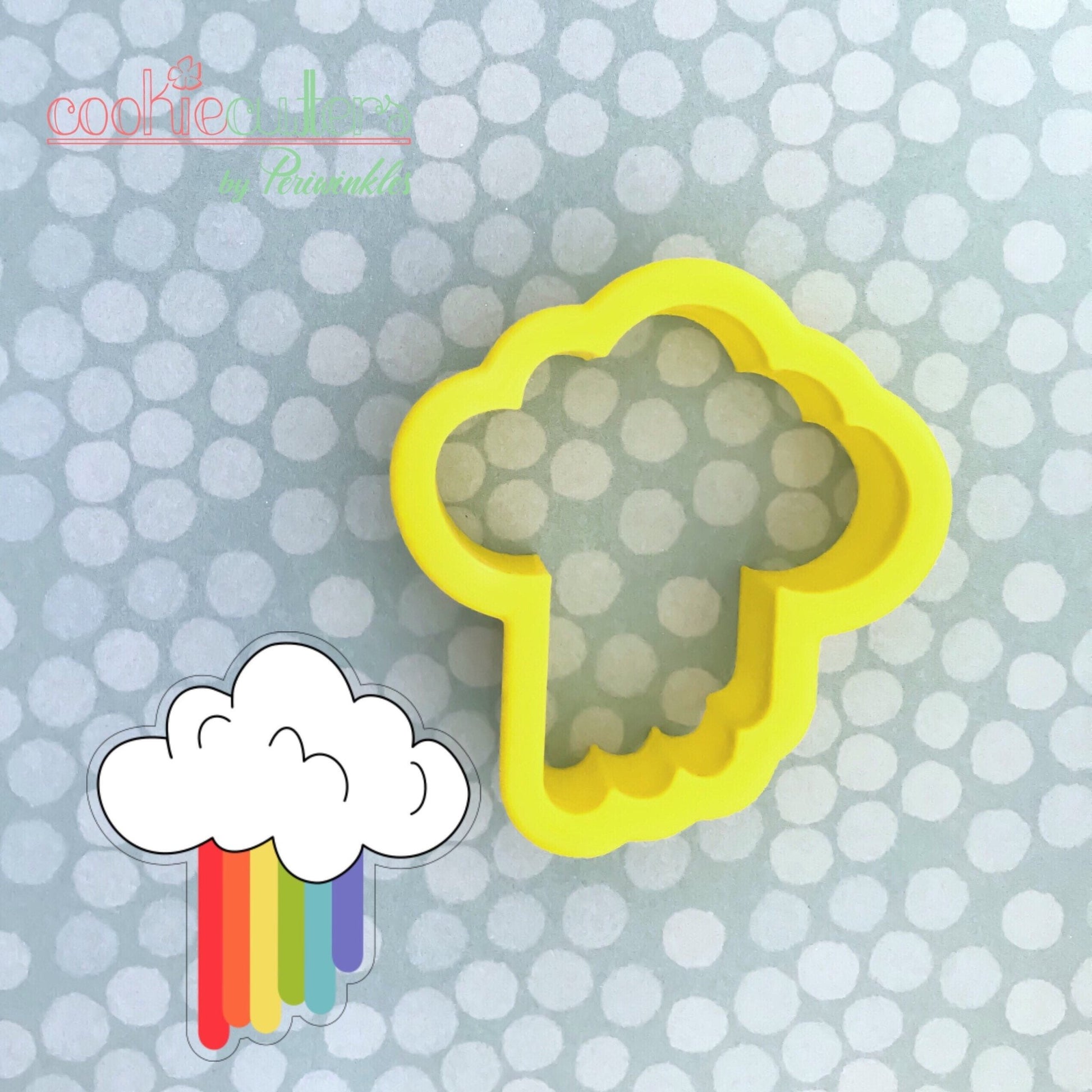 Rainbow Headphones Cookie Cutter - Periwinkles Cutters