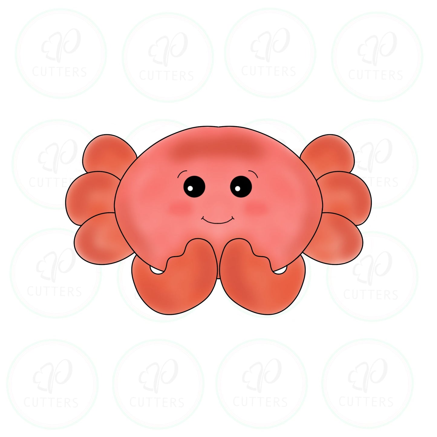 Red Crab Cookie Cutter - Periwinkles Cutters