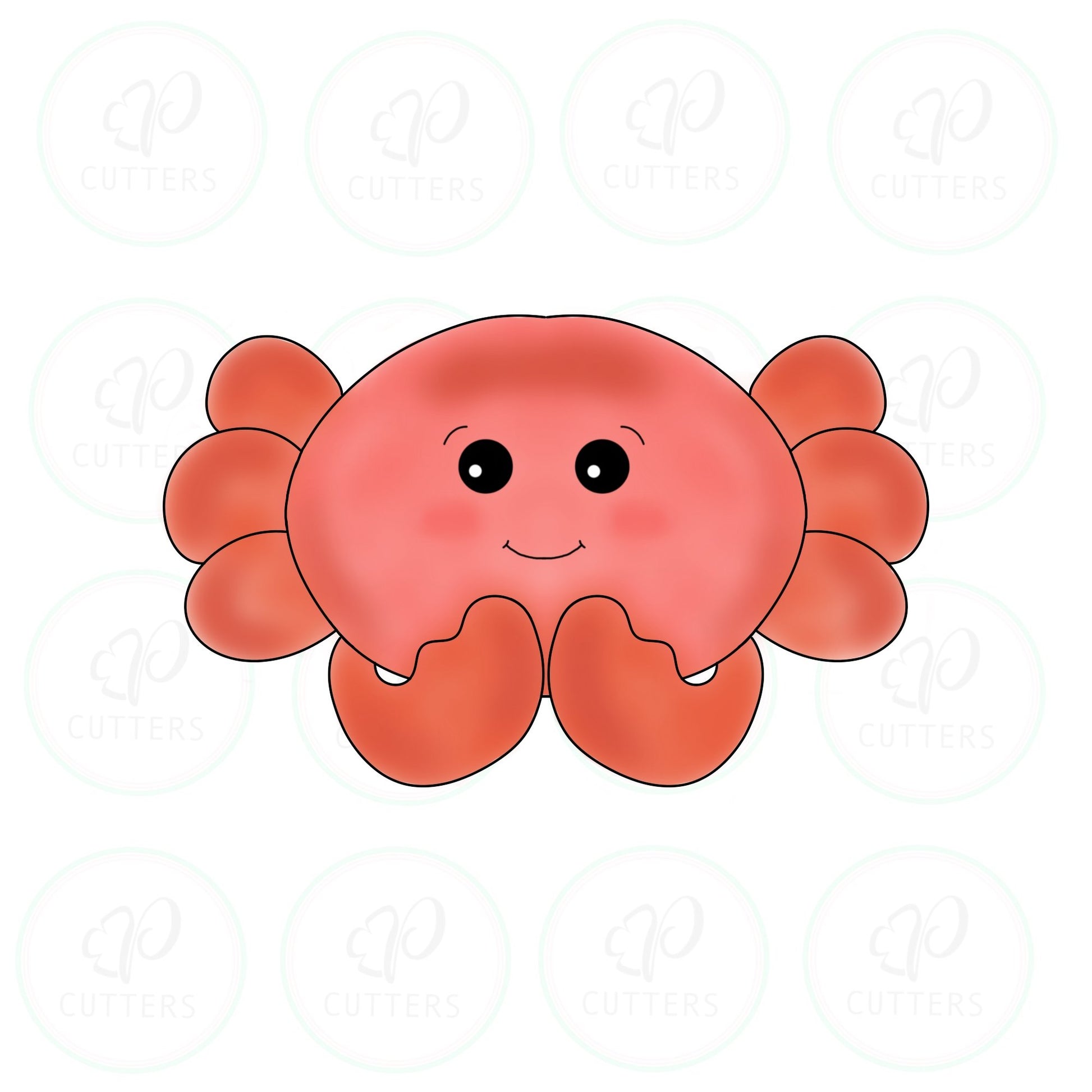 Red Crab Cookie Cutter - Periwinkles Cutters
