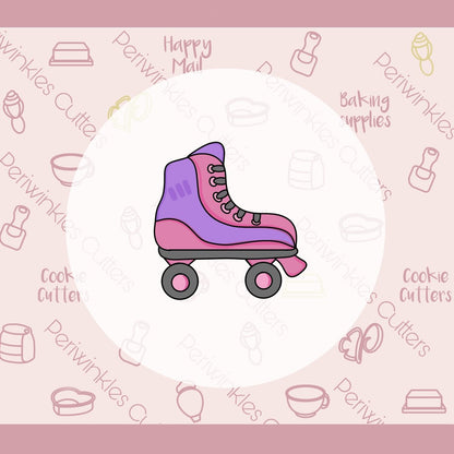 Roller Skates Cookie Cutter - Periwinkles Cutters