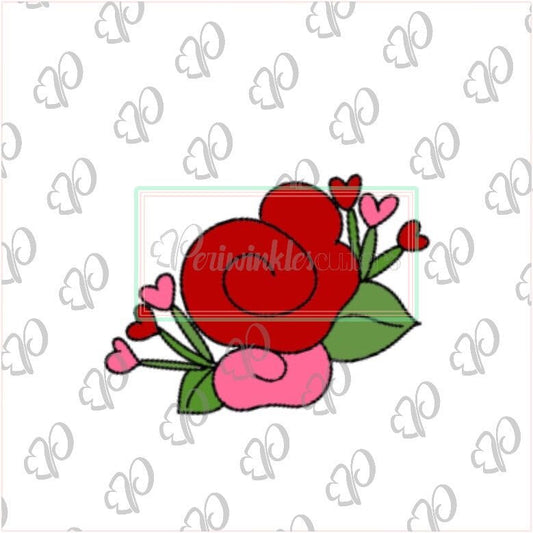 Roses Bouquet 2019 Cookie Cutter - Periwinkles Cutters