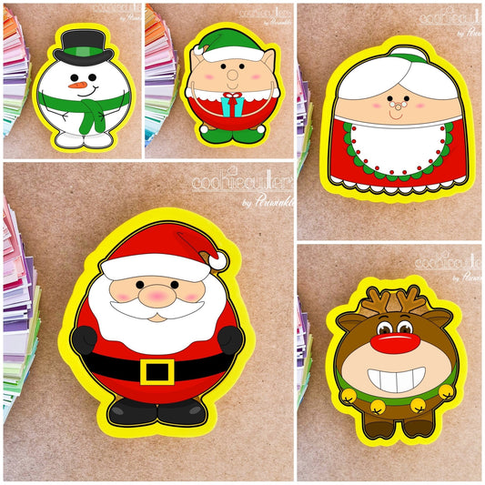 Round Elf Cookie Cutter - Periwinkles Cutters