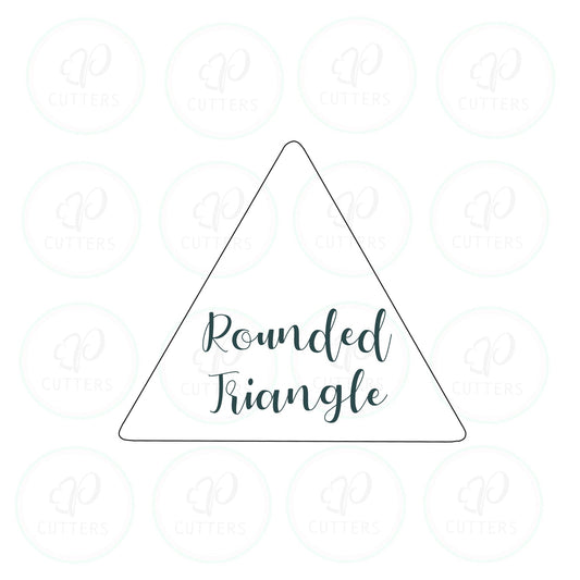 Rounded Corners Triangle Cookie Cutter - Periwinkles Cutters