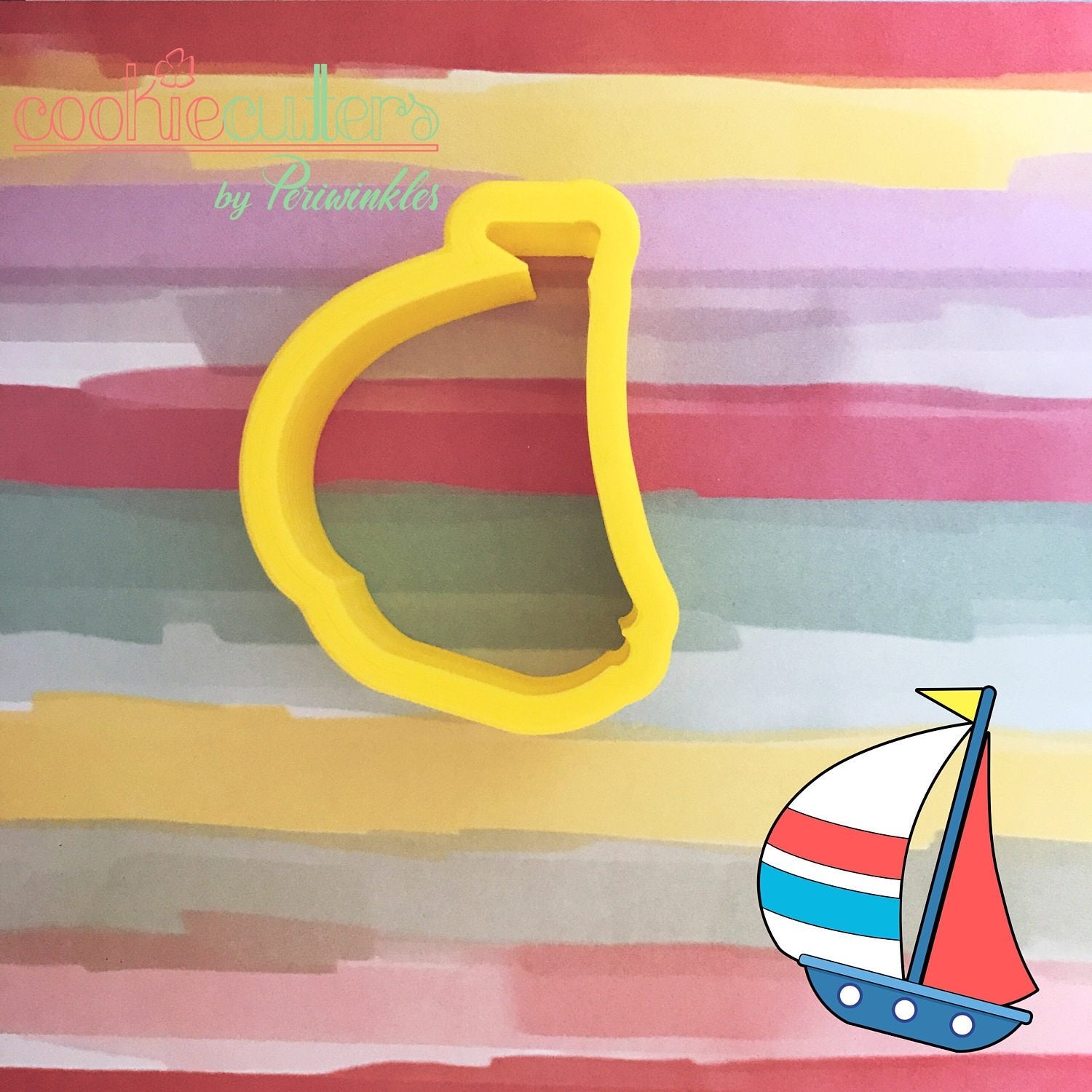 Sailboat Cookie Cutter - Periwinkles Cutters