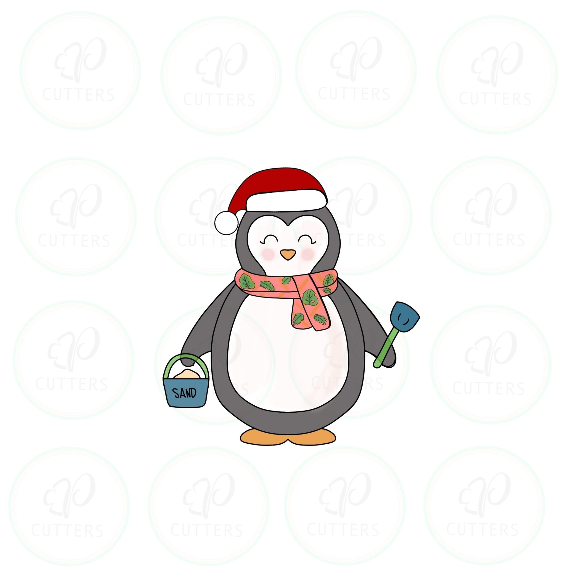 Sand Penguin Cookie Cutter - Periwinkles Cutters