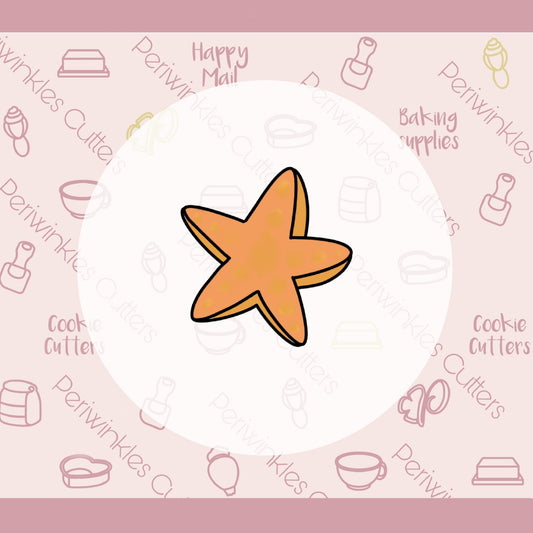 Sand Starfish Cookie Cutter - Periwinkles Cutters