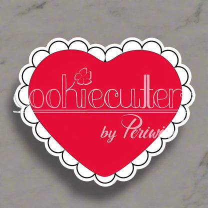 Scallop Heart Cookie Cutter - Periwinkles Cutters