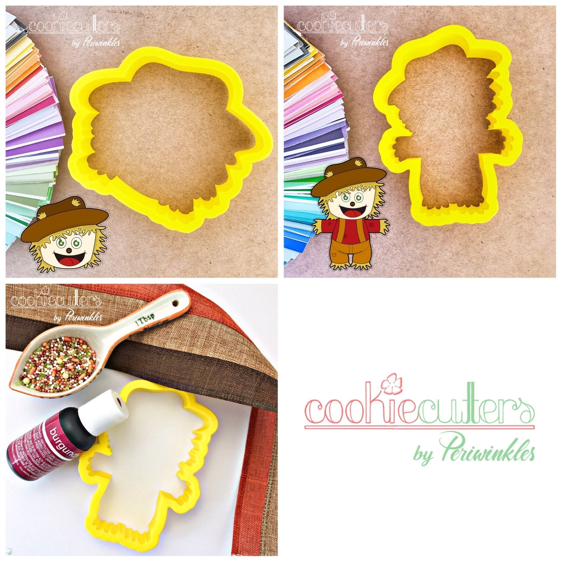 Scarecrow Cookie Cutter - Periwinkles Cutters