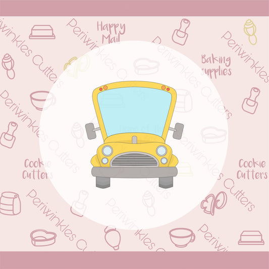 School Bus Cookie Cutter - Periwinkles Cutters