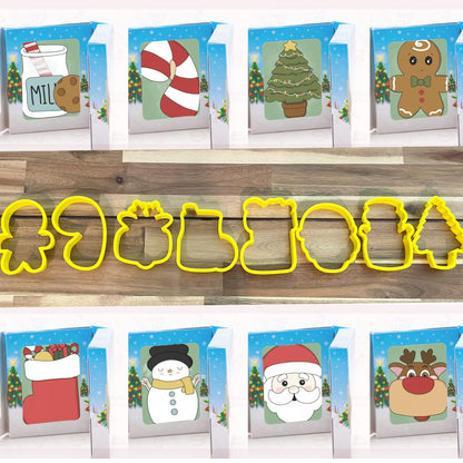 Season Greetings Cookie Cutter Set - Periwinkles Cutters