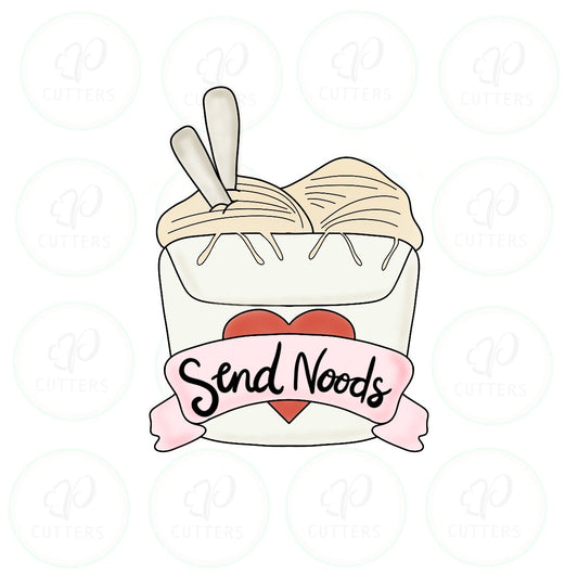Send Noods Cookie Cutter - Periwinkles Cutters