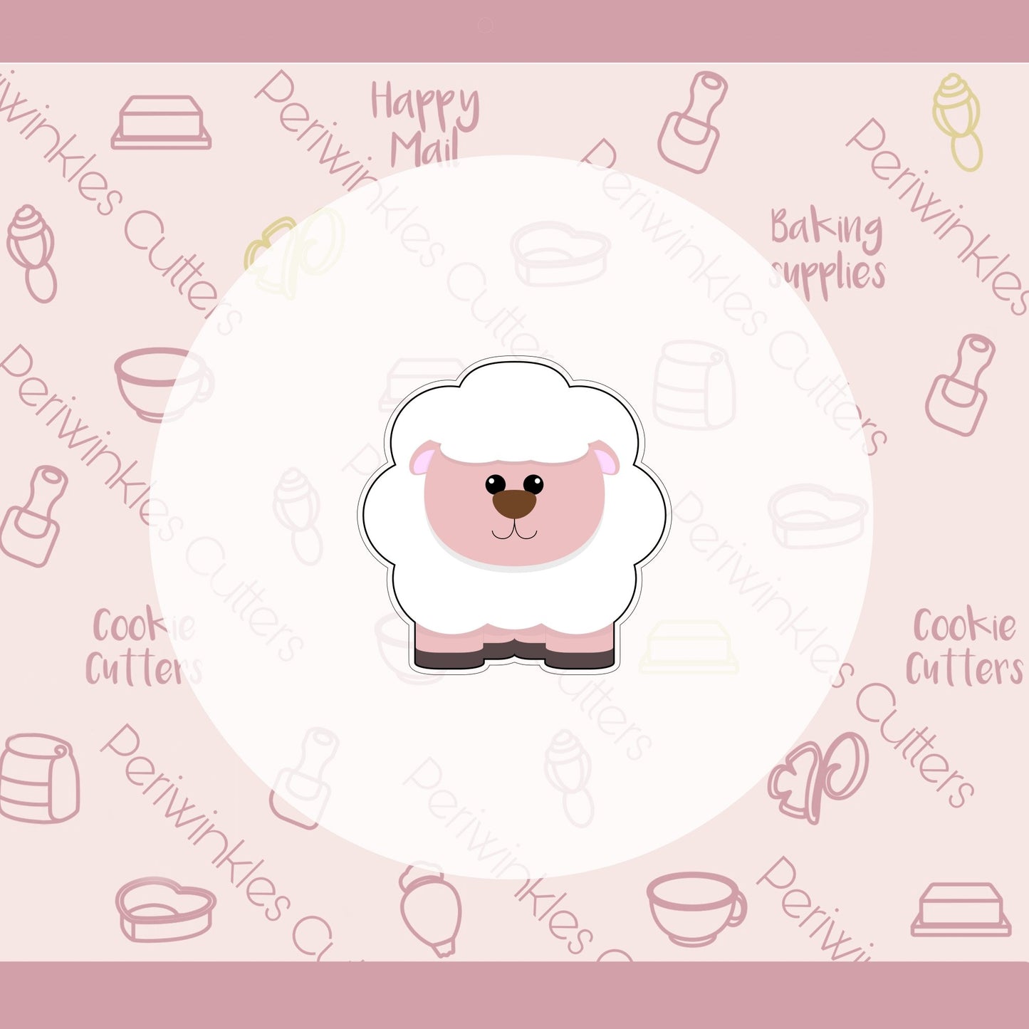 Sheep - Lamb Cookie Cutter - Periwinkles Cutters