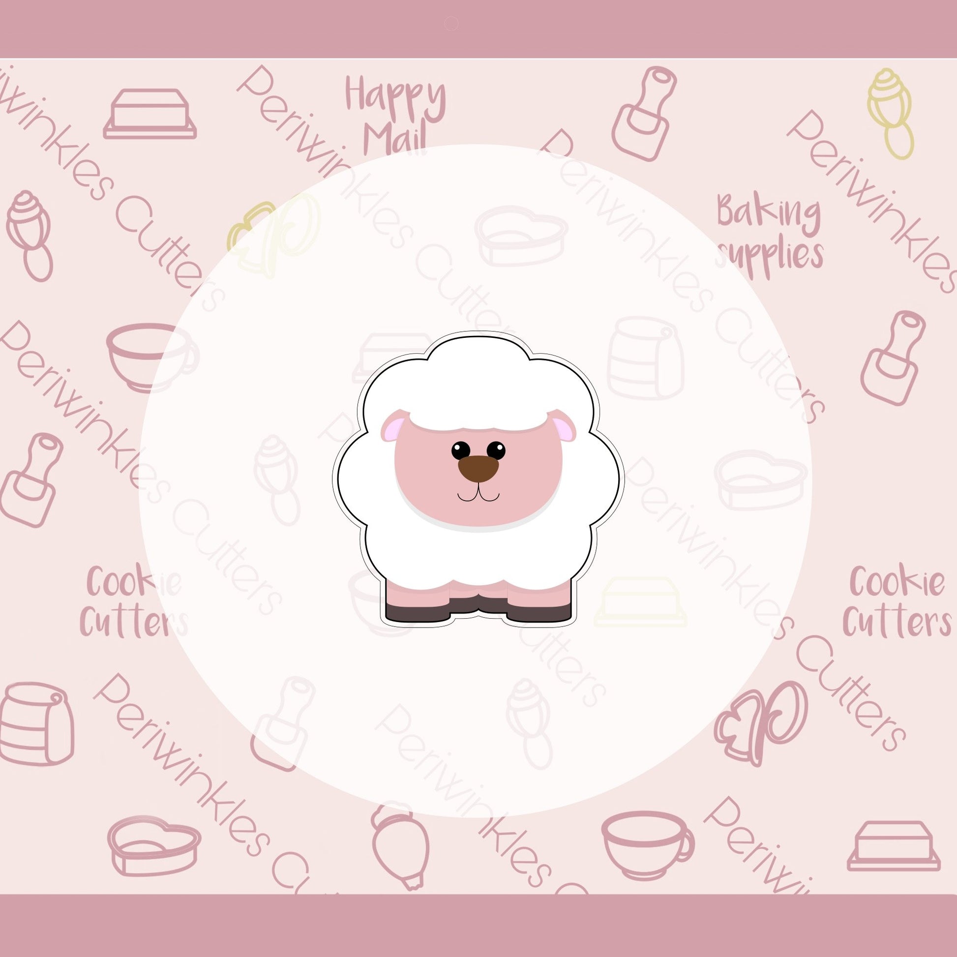 Sheep - Lamb Cookie Cutter - Periwinkles Cutters