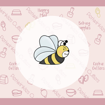 Silly Bumblebee Cookie Cutter - Periwinkles Cutters