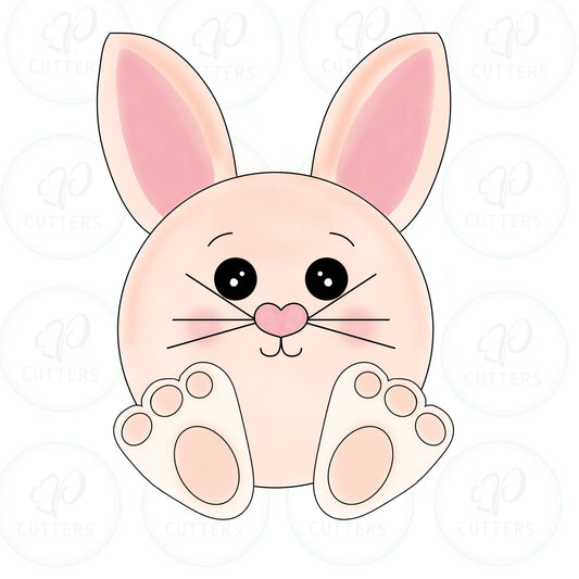 Sitting Bunny Cookie Cutter - Periwinkles Cutters