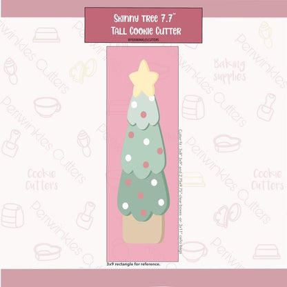 Skinny Tree Cookie Cutter - Periwinkles Cutters Cookie Cutter