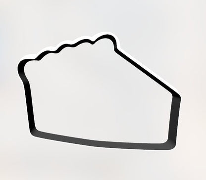 Slice of Pie 2 pieces Cookie Cutter - Periwinkles Cutters